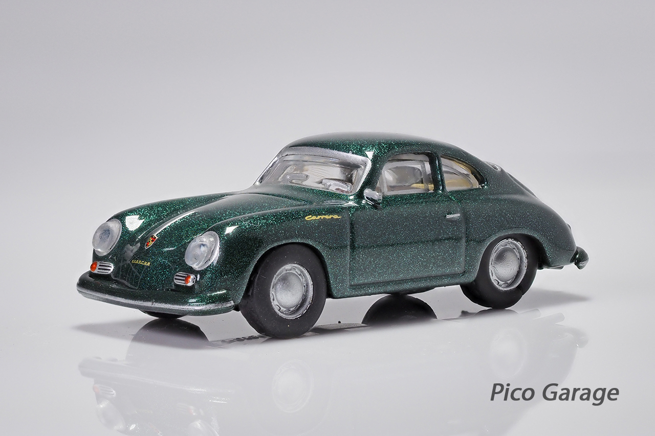 Schuco 1/87ポルシェ356Aクーペ(緑)前